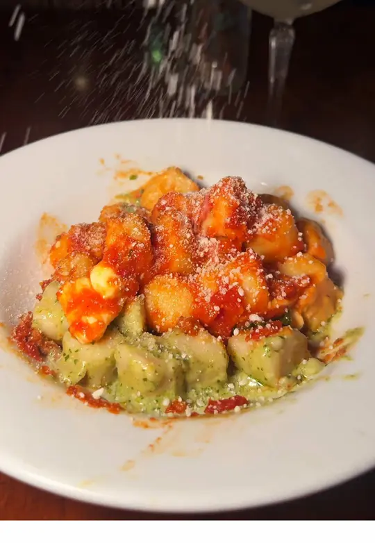 Piola in Hollywood showing food, gnocchi, video by eatwithdami on TikTok