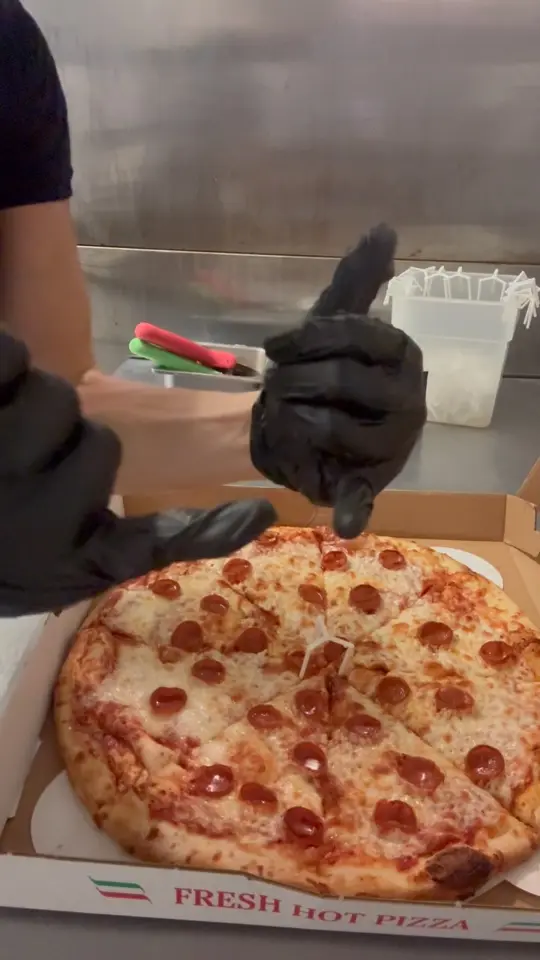 Pizza Connection in North Fort Myers showing pizza, pepperoni pizza, video by Pizza Connection on Facebook