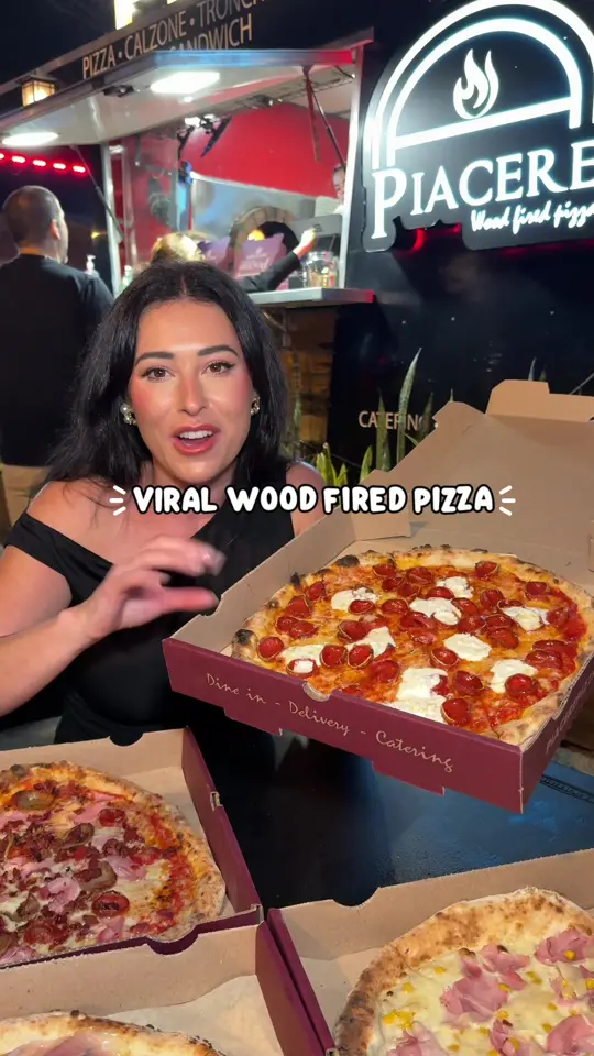 Pizza in Fort Lauderdale showing pizza, wood-fired pizza, video by sydney.austinn on TikTok