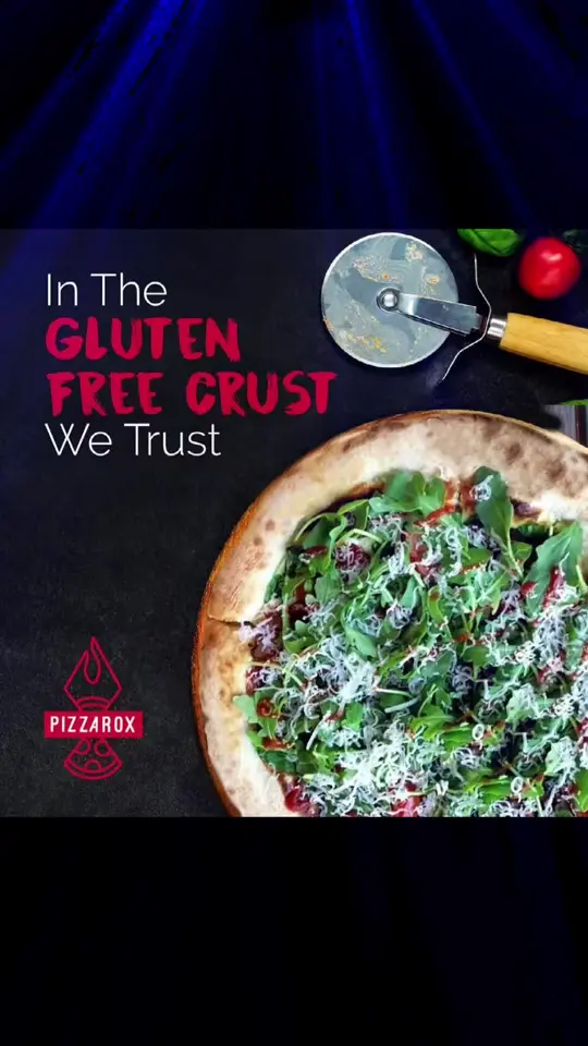 Pizza Rox in Boynton Beach showing pizza, gluten free pizza, video by pizzaroxpizza on TikTok