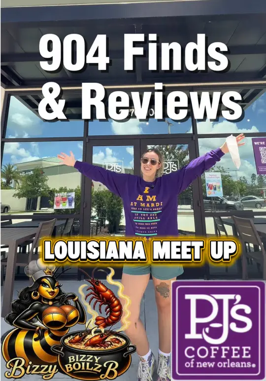 PJ's Coffee in Middleburg showing event, mardi gras in may, crawfish eating competition, community gathering, video by wubzinmaface on TikTok