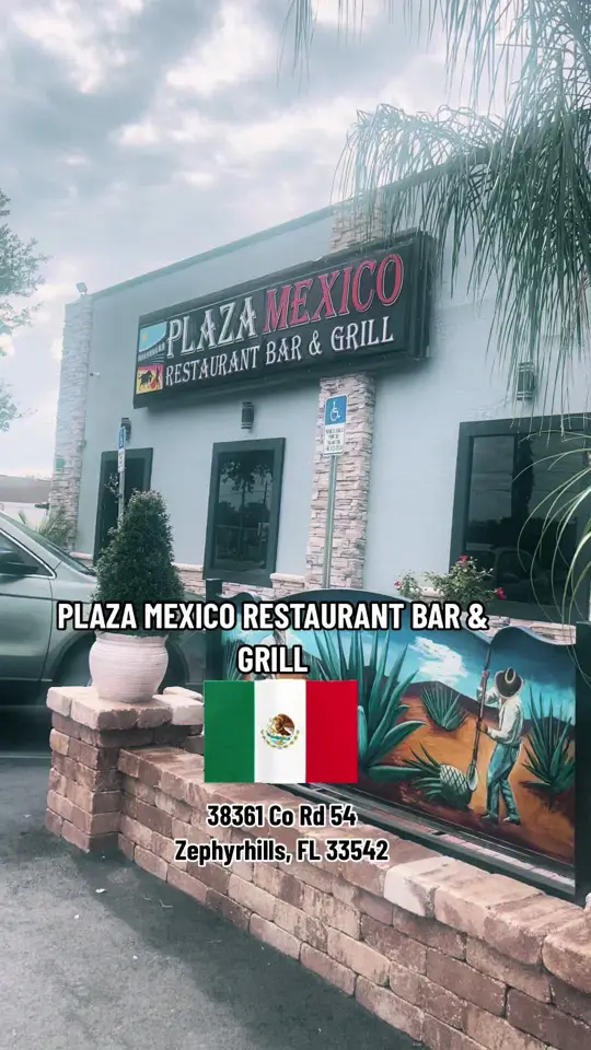 Plaza Mexico Mariscos Restaurant Bar and Grill in Zephyrhills showing live music, mariachi, dinner with friends, video by andybalva on TikTok