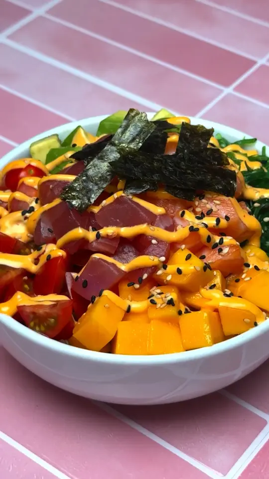 Poke House - Lenox in Miami Beach showing food, poke bowl, video by Poke House on Facebook