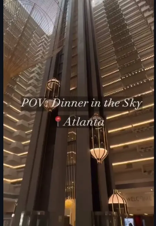 Polaris in Atlanta showing restaurant, city view, video by creativetravel9 on TikTok