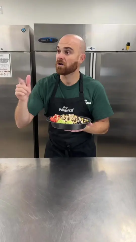 Pollo Tropical in Homestead showing chicken, beef, video by pollotropical_official on TikTok