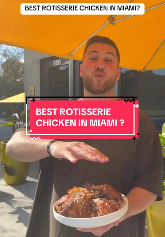 Pollos & Jarras in Miami showing food, rotisserie chicken, video by mikeiseating on TikTok