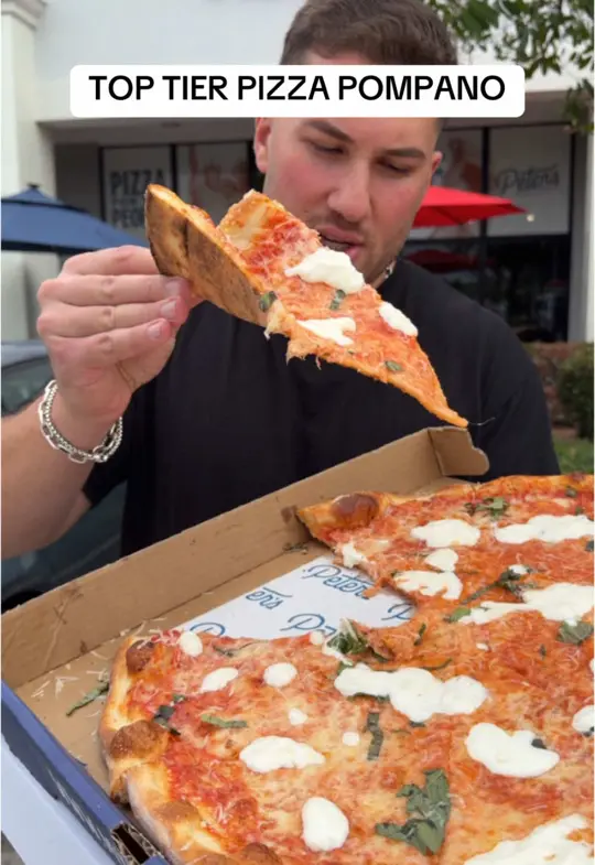 Pompano Pizza & Italian Eatery on TikTok, video by mikeiseating