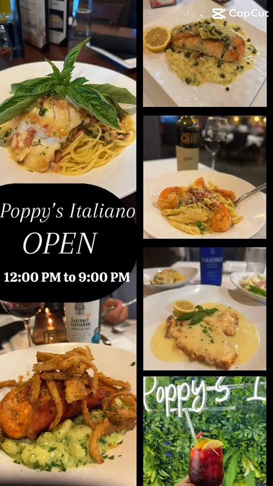 Poppy's Italiano in Ponte Vedra Beach showing restaurant posting its own food, video by Poppys Italiano on Facebook