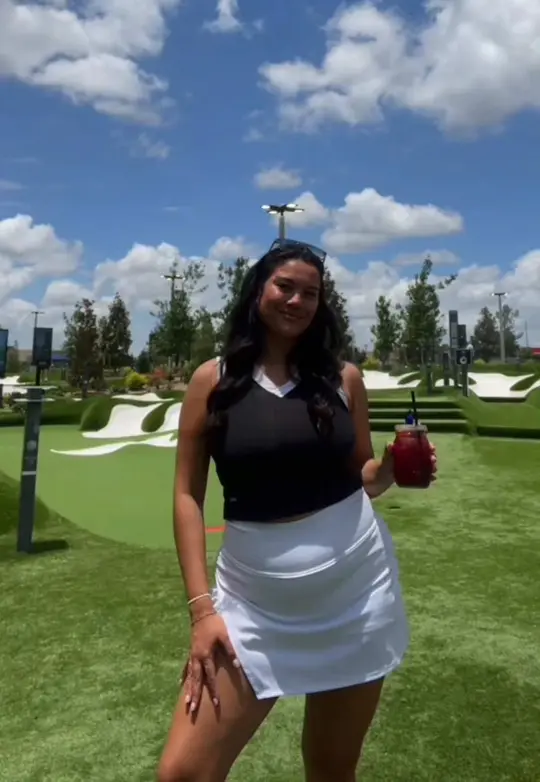 PopStroke in Daytona Beach showing visit, atmosphere, video by popstrokegolf on TikTok
