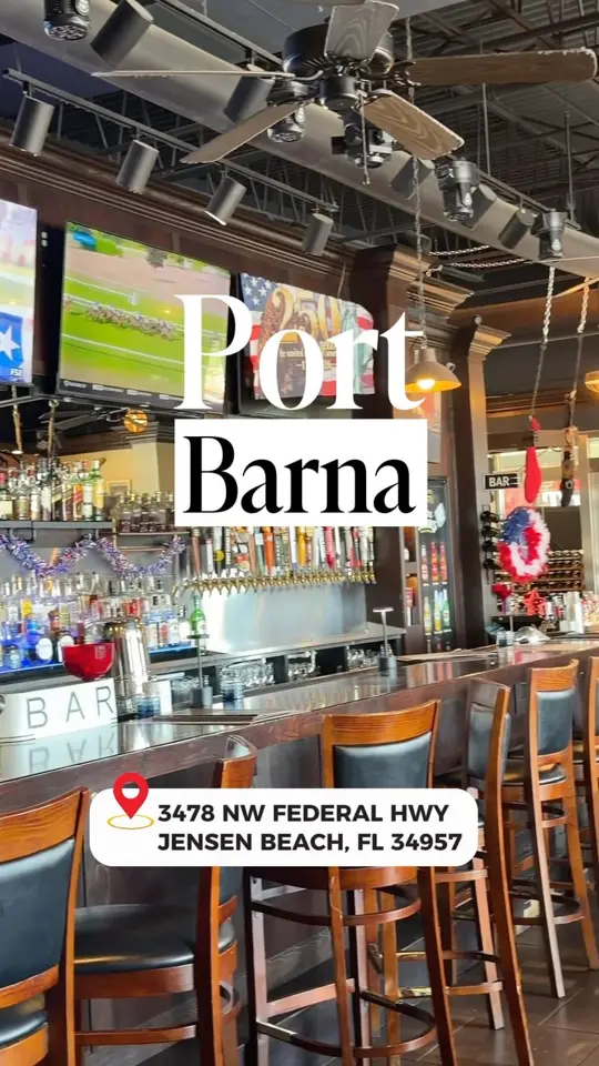 Port Barna in Jensen Beach showing restaurant, mediterranean food, spanish food, video by Port Barna on Facebook