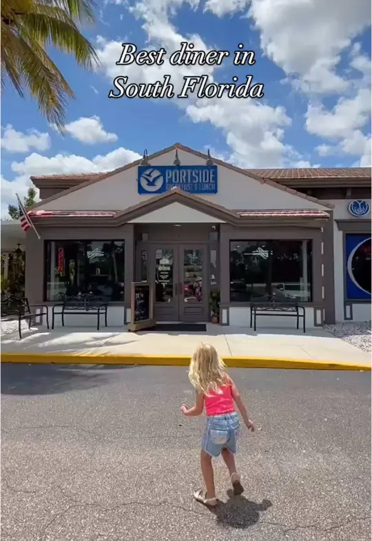 Portside Breakfast & Lunch in West Palm Beach showing diner, breakfast, lunch, video by chelsea.fetter on TikTok