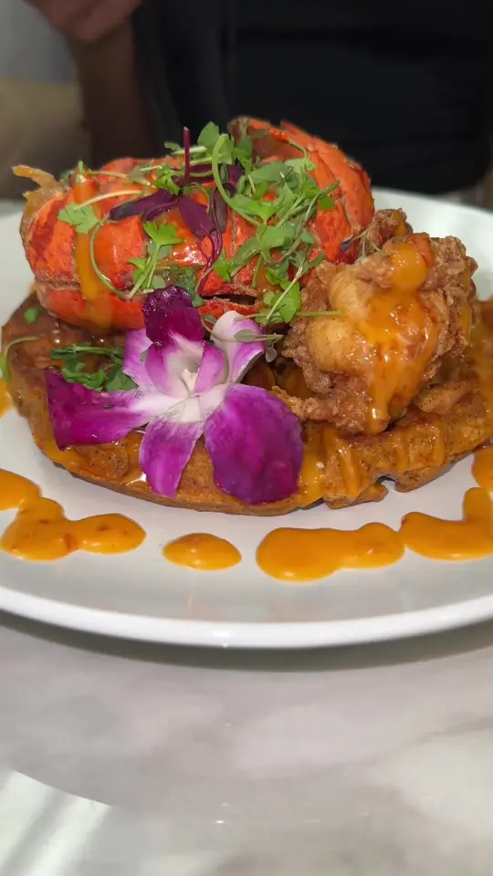 POW Restaurant & Lounge Miami in Miami Gardens showing brunch, food, drinks, ambiance, video by glamdolltye on TikTok