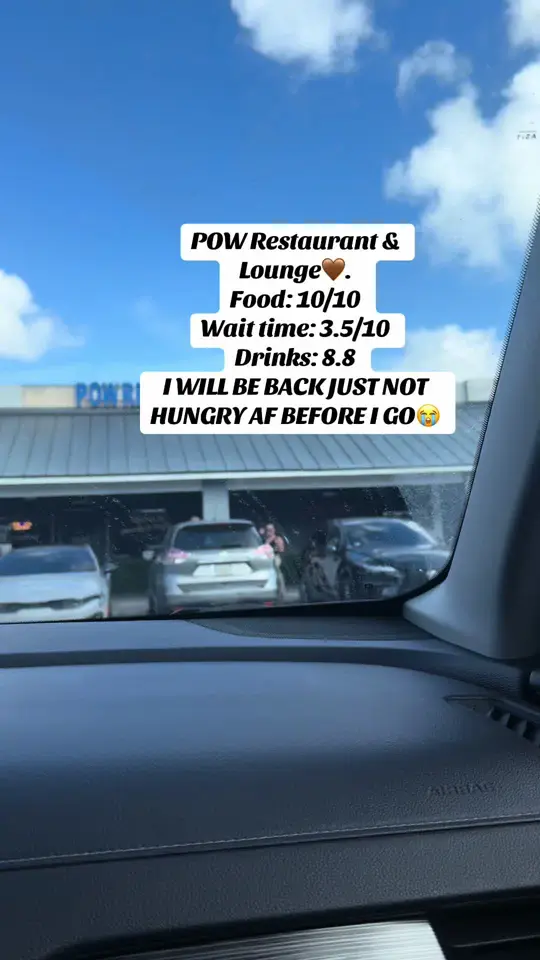 POW Restaurant & Lounge Miami in Miami Gardens showing restaurant visit, food review, meals, drinks, side dish, video by therealbrattati on TikTok