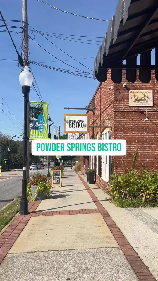 Powder Springs Bistro in Powder Springs showing review, visit, video by lavidaval on TikTok