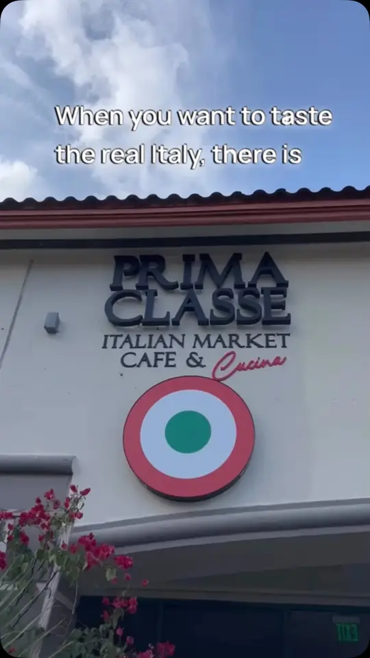 Prima Classe Express, Italian Cafe & Cucina in Medley showing italian food, specialty foods, authentic ingredients, traditional recipes, hospitality, video by Prima Classe Italian Market & Cafe on Facebook
