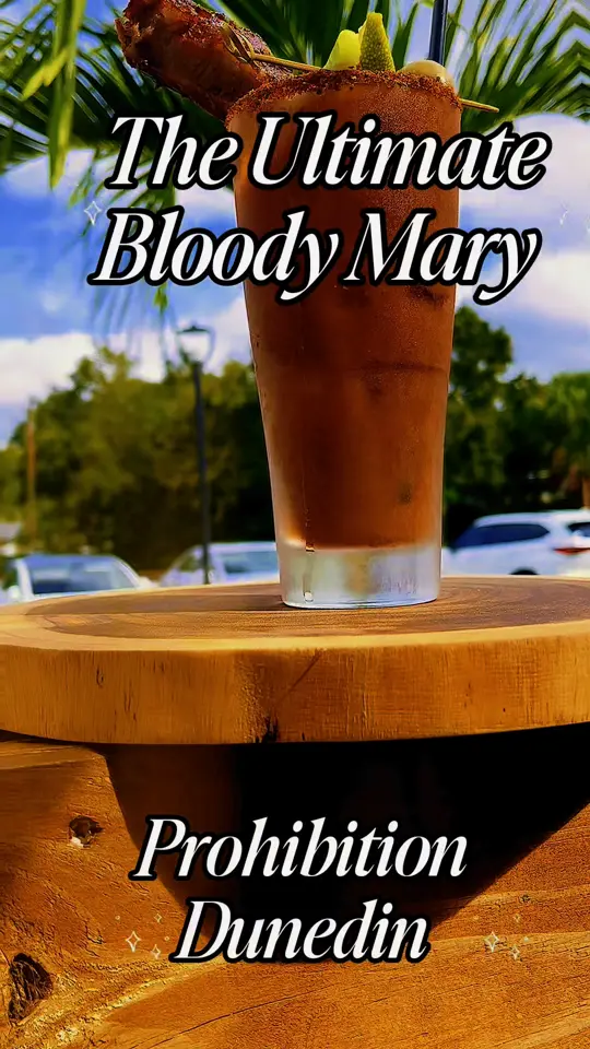 Prohibition Dunedin in Dunedin showing cocktail, bloody mary, sunday brunch, video by Prohibition Dunedin on Facebook