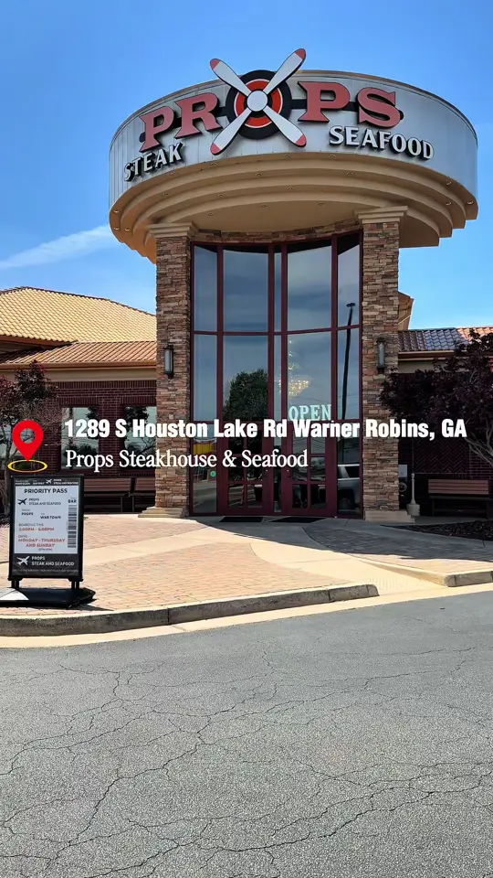 Props Steak and Seafood Restaurant in Warner Robins showing steak, seafood, video by itstherealmiad on TikTok