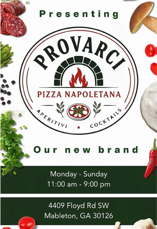 Provarci Pizza Napoletana in Mableton showing pizza, authentic flavors, handcrafted pizzas, video by provarcisilvercomettrail on TikTok