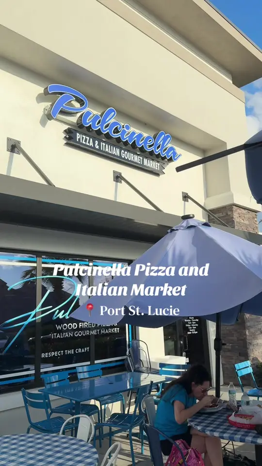Pulcinella Pizza and Italian Market in Port St. Lucie showing pizza, margherita pizza, video by josjusttries on TikTok