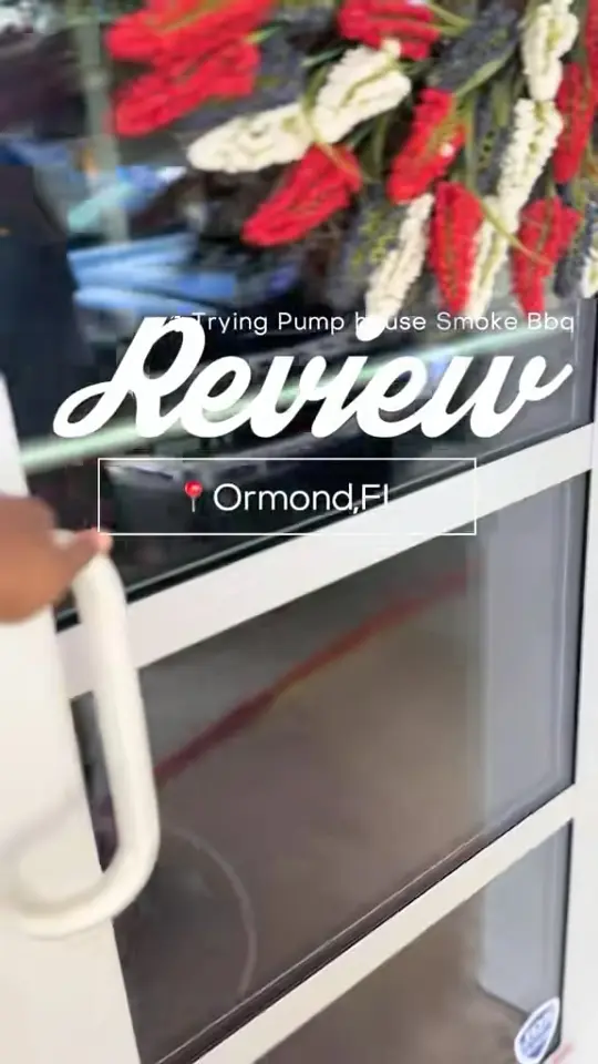 Pumphouse BBQ in Ormond Beach showing review, smoked barbecue, video by Taniyah Simone Wiseman on Facebook