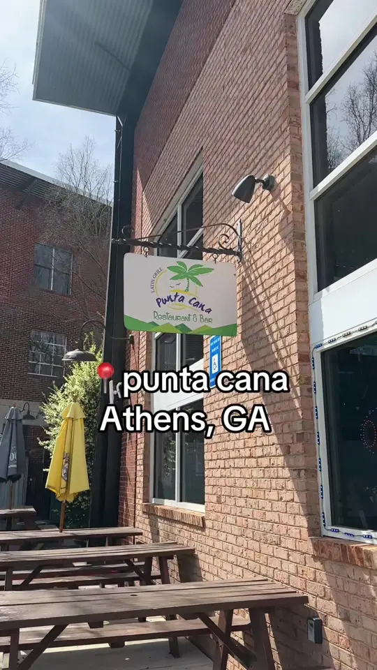 Punta Cana Latin Grill in Athens showing food review, latin food, video by madampresidentabby on TikTok