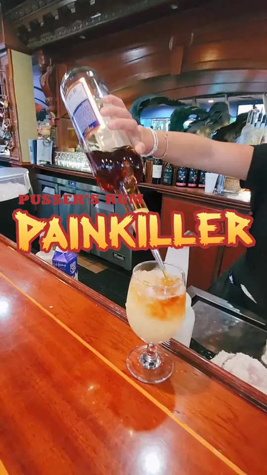 Pusser's Bar & Grille Ponte Vedra Beach Restaurant in Ponte Vedra Beach showing cocktail, painkiller, video by Pusser's Bar and Grille on Facebook