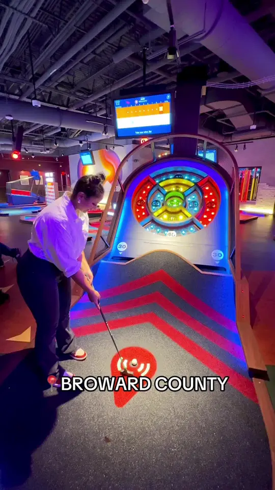 Puttshack - Dania Beach in Dania Beach showing review, visit, video by peakacity on TikTok