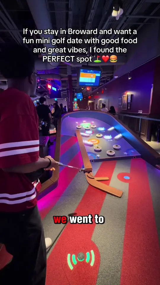 Puttshack - Dania Beach in Dania Beach showing atmosphere, happy hour, video by directedbyjunior on TikTok