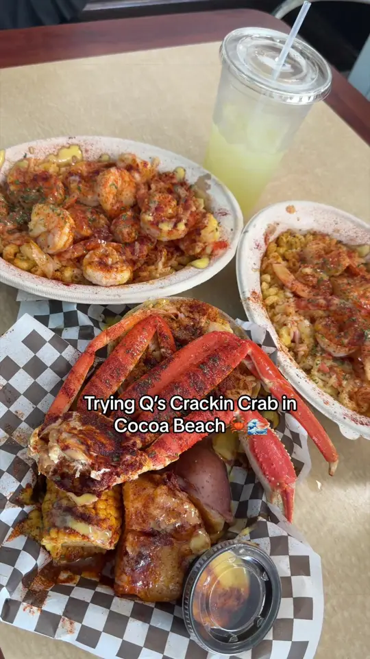 Q's Crackin Crab & Seafood Kitchen on TikTok, video by itsgennb