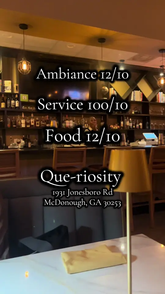 Que-Riosity in McDonough showing review, visit, atmosphere, video by jadevsjuicy on TikTok