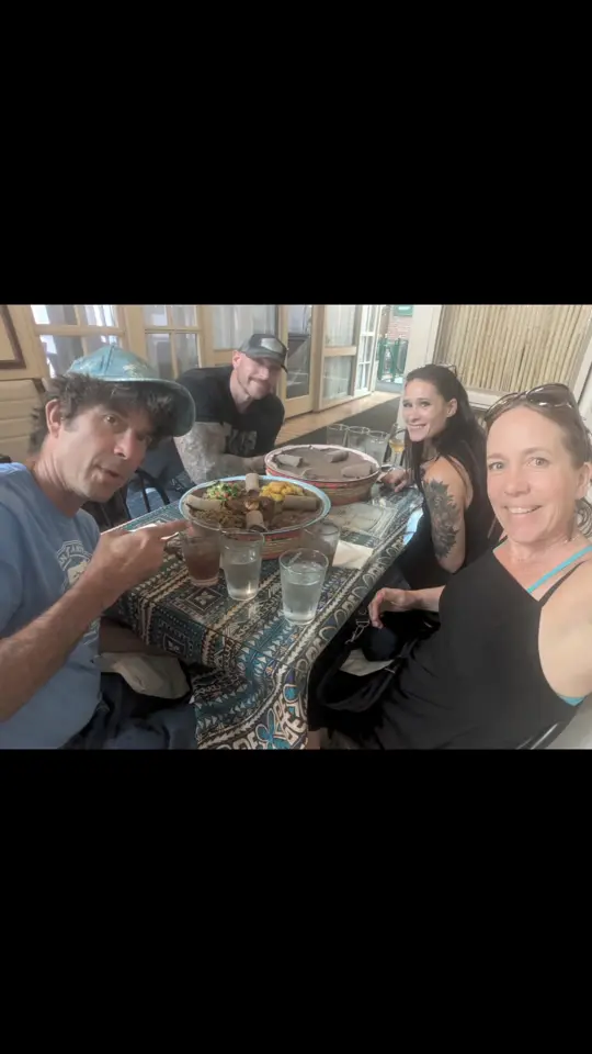 Queen of Sheeba in West Palm Beach showing restaurant visit, dinner, double date, video by Jami Rose Phillips on Facebook