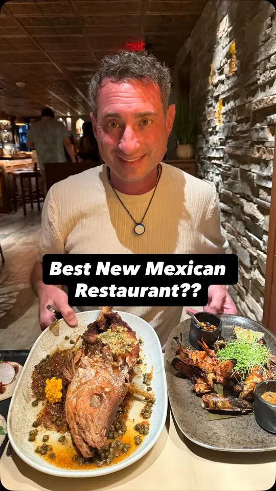 Quiote Tequilaria in Tampa showing restaurant, mexican food, seafood, fish tacos, shrimp, video by Foodie Justice on Facebook
