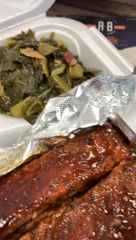 R+B CAFE in Madison showing food, bbq ribs, video by R+B CAFE on Facebook