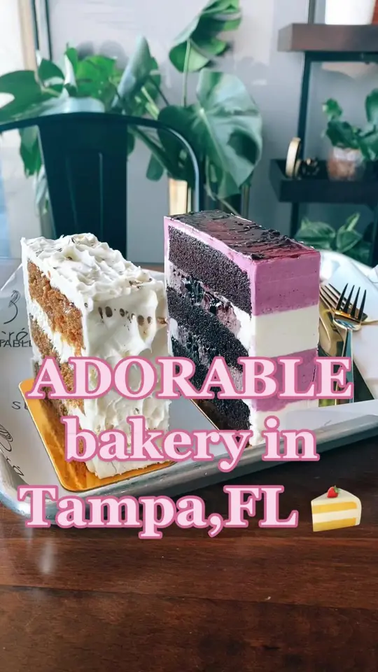 Rachel's Place in Tampa showing bakery, dessert, cake, video by cowgirrlsav on TikTok