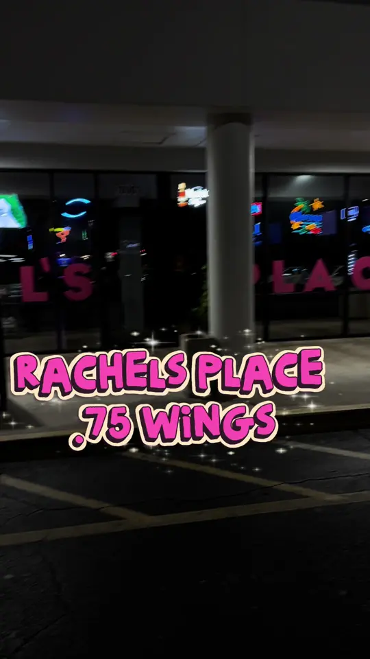 Rachel's Place in Tampa showing visit, wings, video by therealprettygalshanaz on TikTok