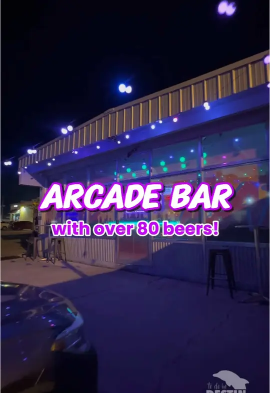 Radbar in Fort Walton Beach showing visit, arcade games, beer, video by todoindestin on TikTok