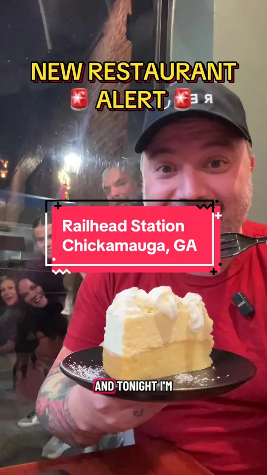 Railhead Station in Chickamauga showing review, sneak peek, video by dadbodcooking on TikTok