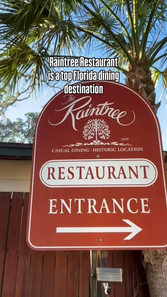  in Florida showing review, outdoor seating, entrees, desserts, video by St. Augustine, Florida on Facebook