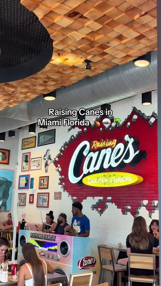 Raising Canes in Cutler Bay, video by thatdisneygirlypop on TikTok