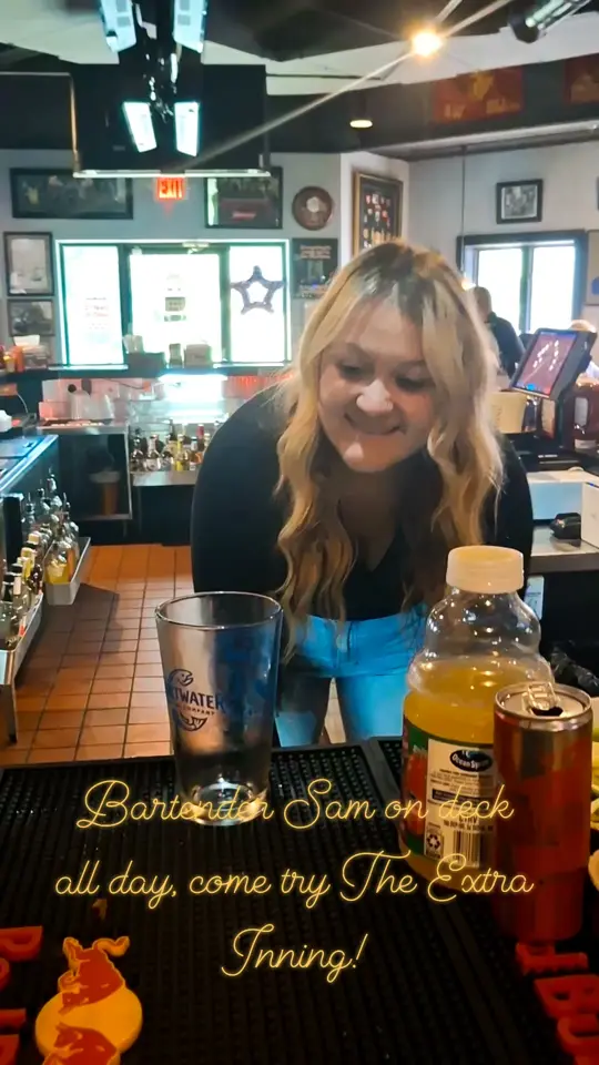 Rally Point Grille in Woodstock showing drinks, watermelon margarita, extra inning, food specials, music bingo, video by Rally Point Grille/Semper Fi Bar and Gri on Facebook