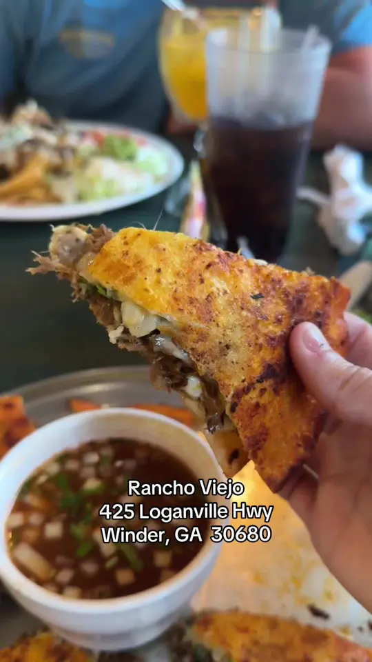 Rancho Viejo Cantina & Terrace in Winder showing food, tacos, video by ichav6 on TikTok