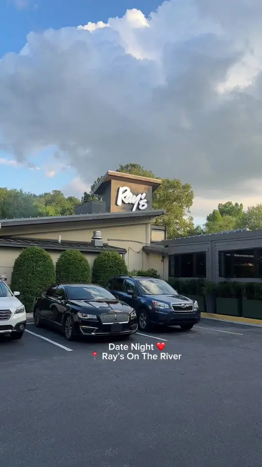 Ray's In the City in Atlanta showing review, visit, special occasion, date night, video by amazing.marisss on TikTok