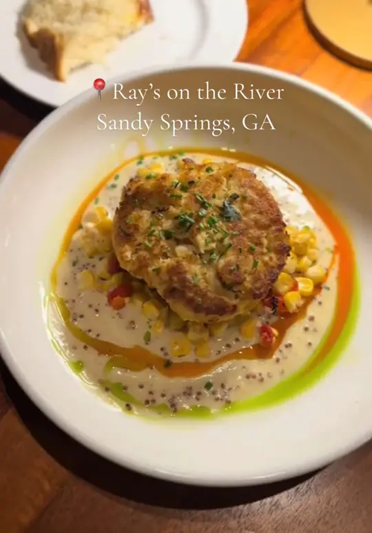 Ray's on the River in Sandy Springs showing review, atmosphere, video by jaelous.maybe on TikTok