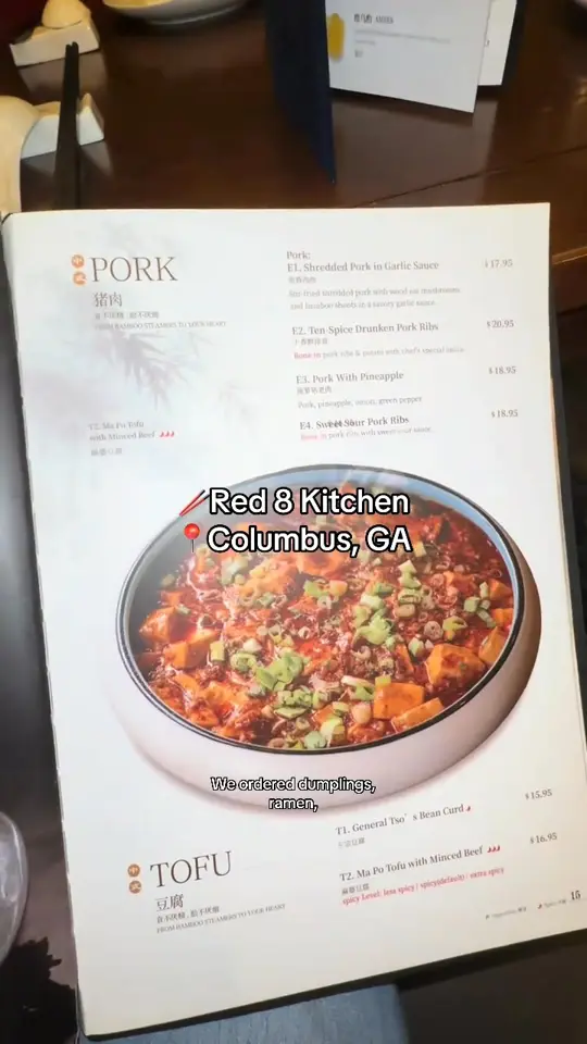 Red 8 Kitchen in Columbus showing review, asian fusion restaurant, video by Home and Lifestyle Now on Facebook