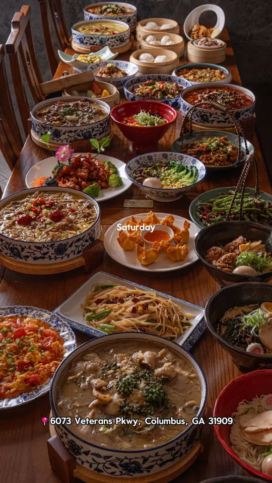 Red 8 Kitchen in Columbus showing restaurant visit, chinese food, ramen, soup dumplings, video by Red 8 kitchen on Facebook