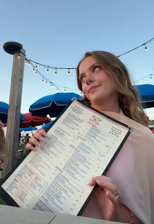Red Fish Blue Fish Pensacola Beach on TikTok, video by sarahashtonh