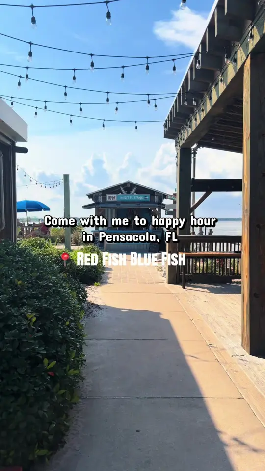 Red Fish Blue Fish Pensacola Beach on TikTok, video by xoxoalinasm