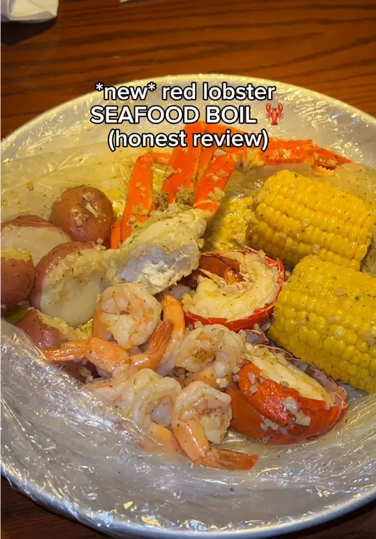 Red Lobster on TikTok, video by dondecierraa