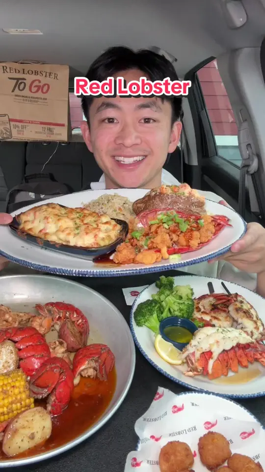 Red Lobster in Sebring showing dinner, seafood, video by thejcheneats on TikTok