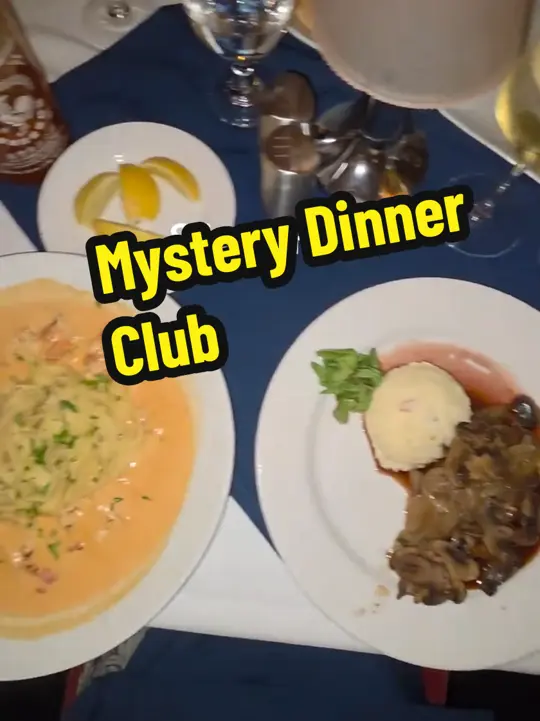 Red Mesa Cantina in St. Petersburg showing dinner club, mystery dinner, food review, atmosphere, company, video by peppadeppa on TikTok